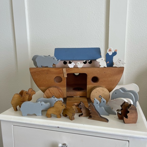 Other - Wooden Noah's Ark Playset